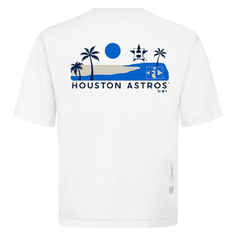 Houston Astros Levelwear  Luxe Signature Knit T-Shirt White
