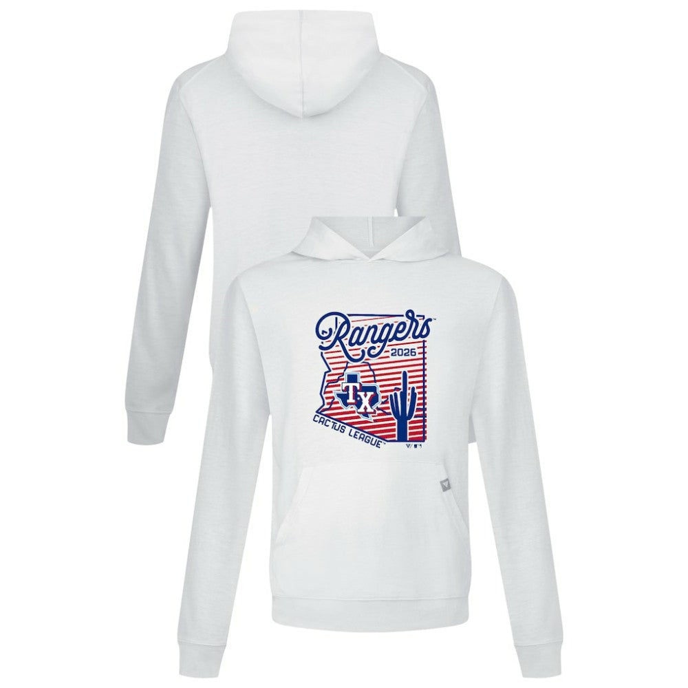 Texas Rangers Levelwear Sunrise Relay Hoodie White
