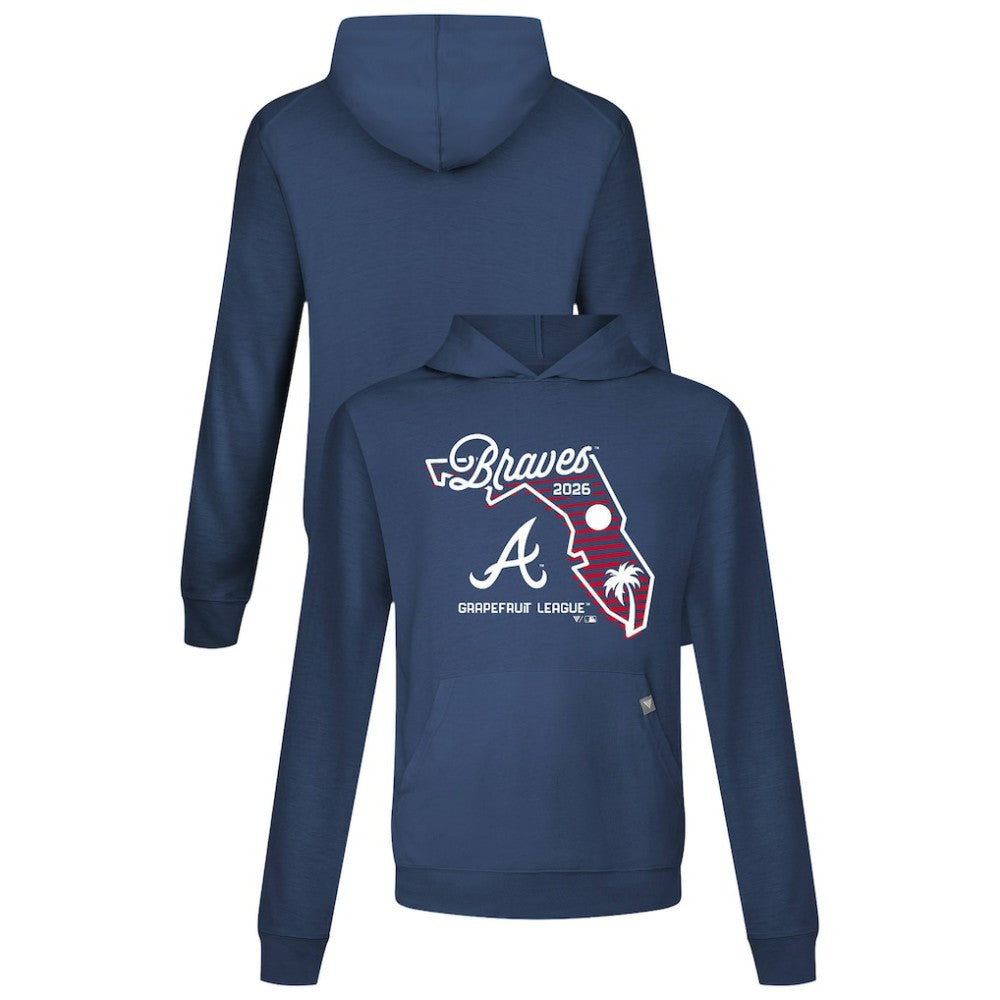 Atlanta Braves Levelwear Sunrise Relay Hoodie Navy