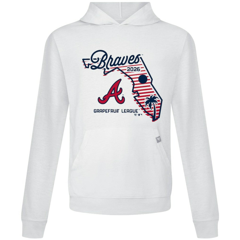Atlanta Braves Levelwear Sunrise Relay Hoodie White
