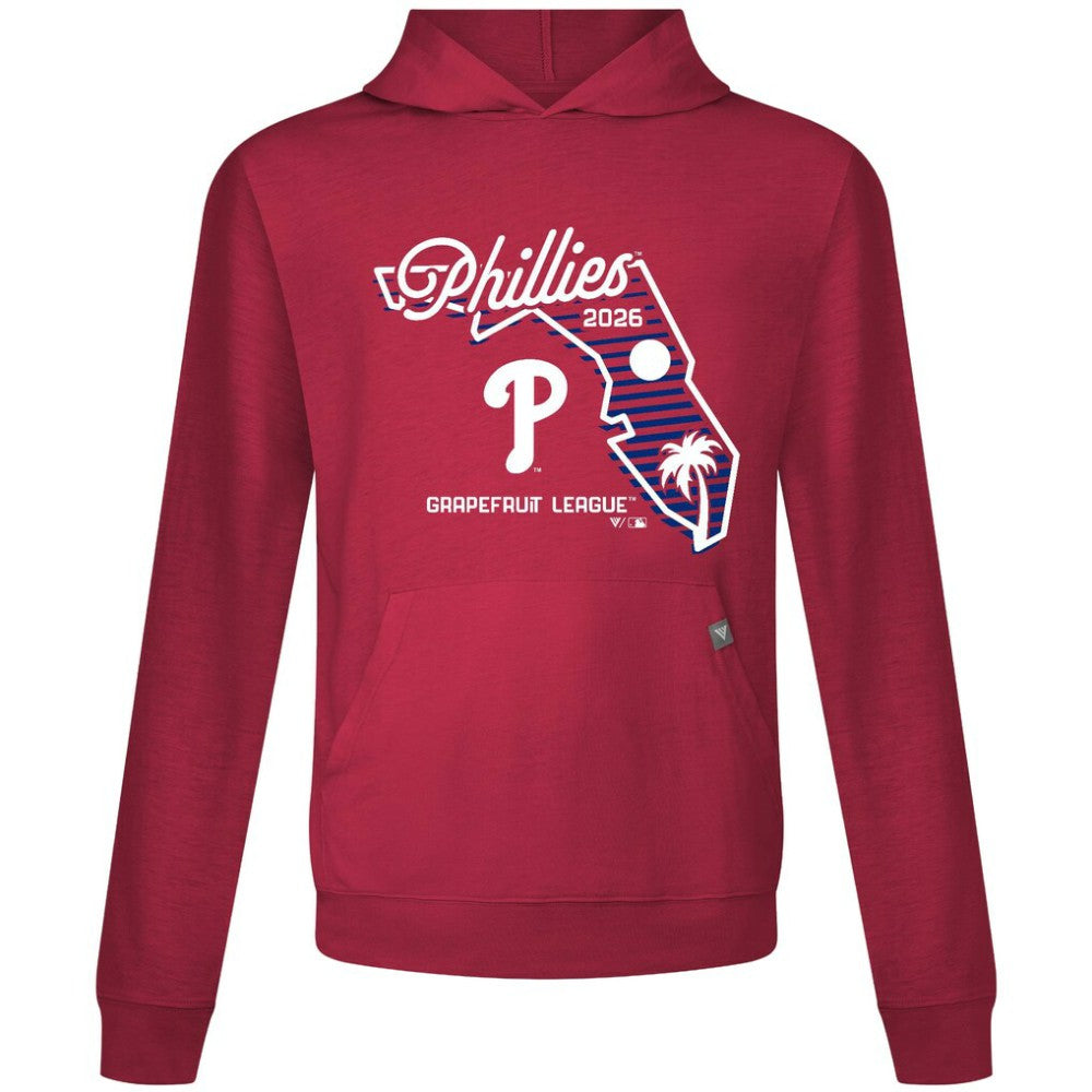 Philadelphia Phillies Levelwear Sunrise Relay Hoodie Red