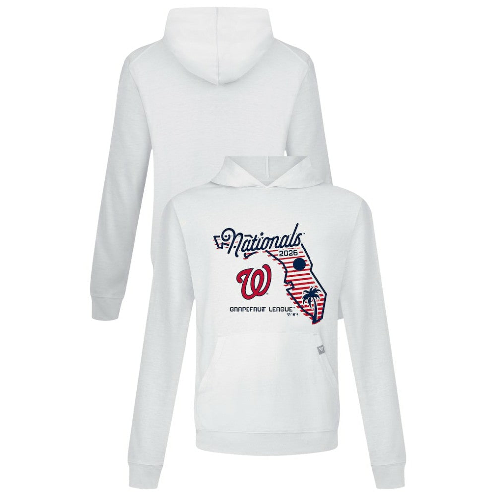 Washington Nationals Levelwear Sunrise Relay Hoodie White