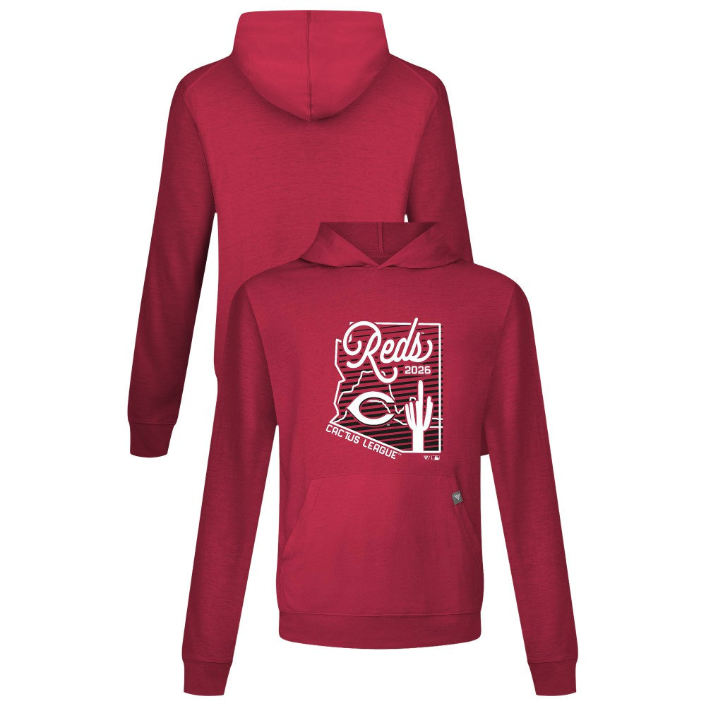 Cincinnati Reds Levelwear Sunrise Relay Hoodie Red
