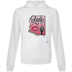 Cincinnati Reds Levelwear Sunrise Relay Hoodie White