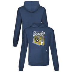 Milwaukee Brewers Levelwear Sunrise Relay Hoodie Navy
