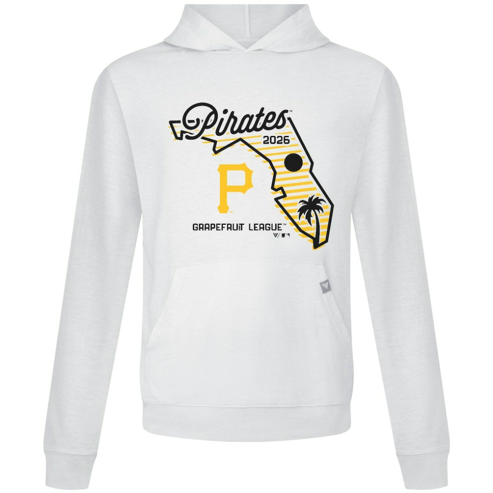 Pittsburgh Pirates Levelwear Sunrise Relay Hoodie White