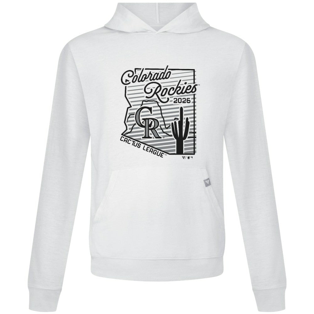 Colorado Rockies Levelwear Sunrise Relay Hoodie White