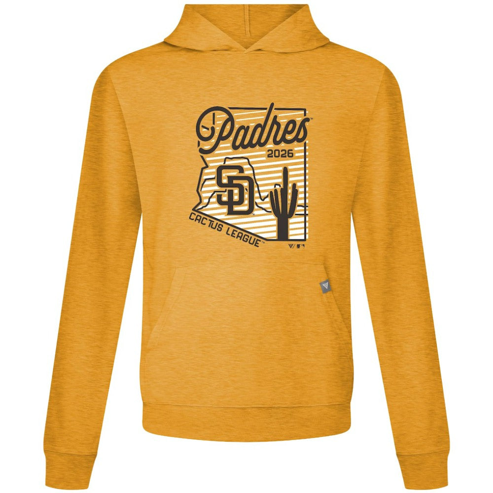 San Diego Padres Levelwear Sunrise Relay Hoodie Gold