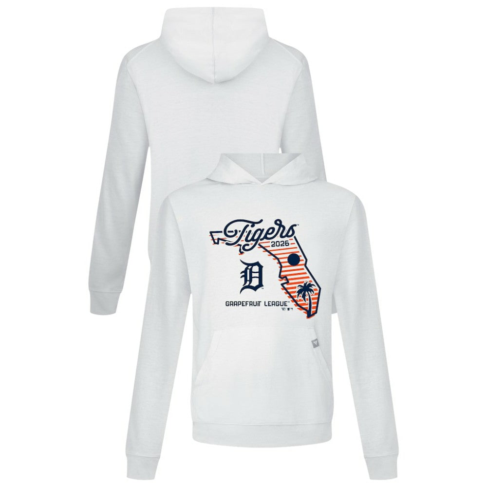 Detroit Tigers Levelwear Sunrise Relay Hoodie White