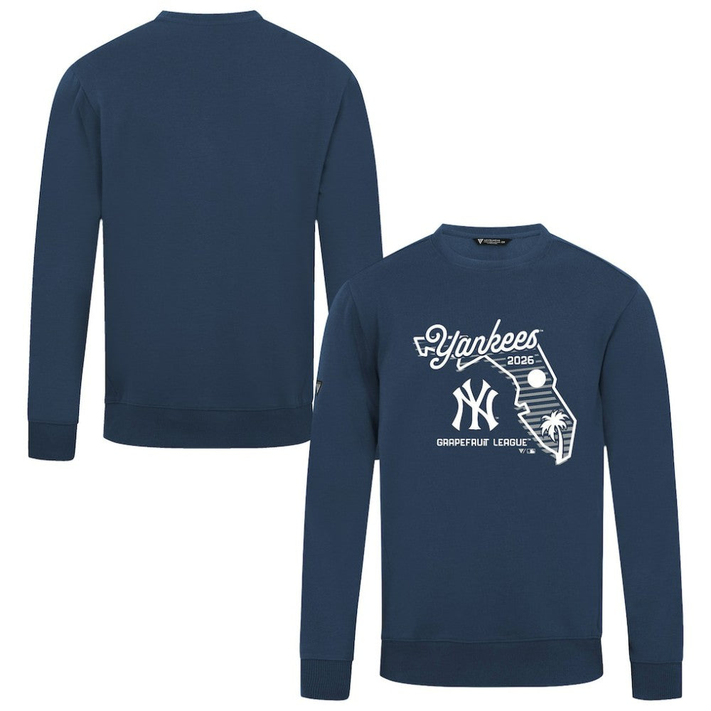 New York Yankees Levelwear Zane Sunrise Sweatshirt Navy