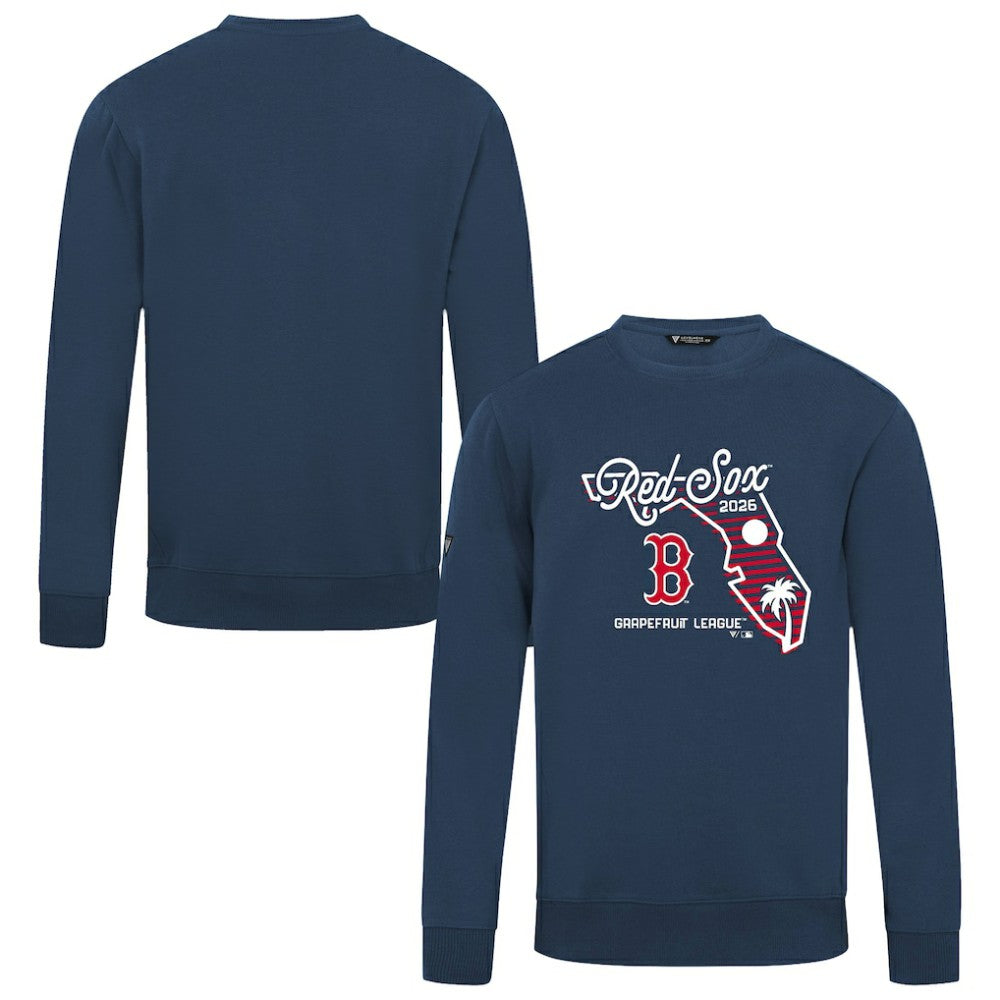 Boston Red Sox Levelwear Zane Sunrise Sweatshirt Navy