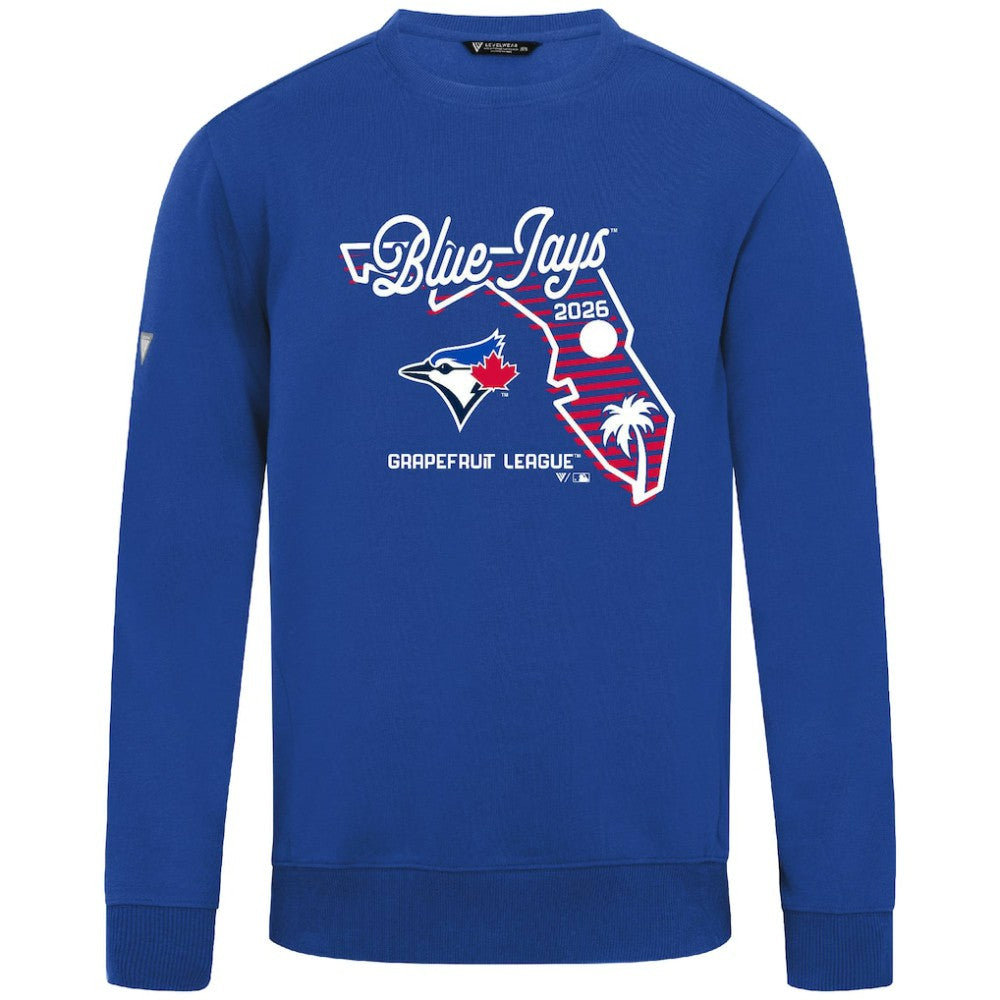 Toronto Blue Jays Levelwear Zane Sunrise Sweatshirt Royal