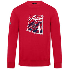 Los Angeles Angels Levelwear Zane Sunrise Sweatshirt Red