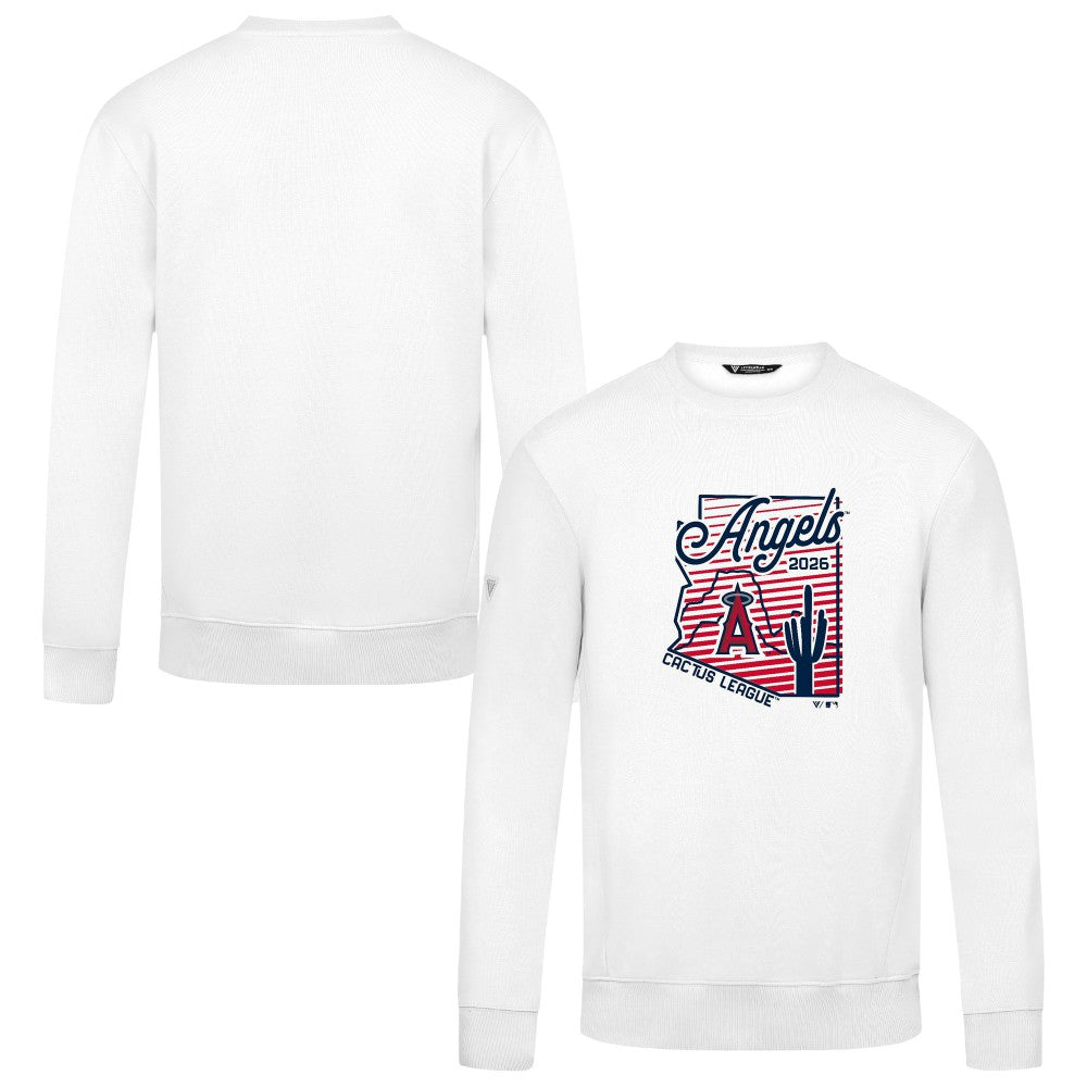 Los Angeles Angels Levelwear Zane Sunrise Sweatshirt White