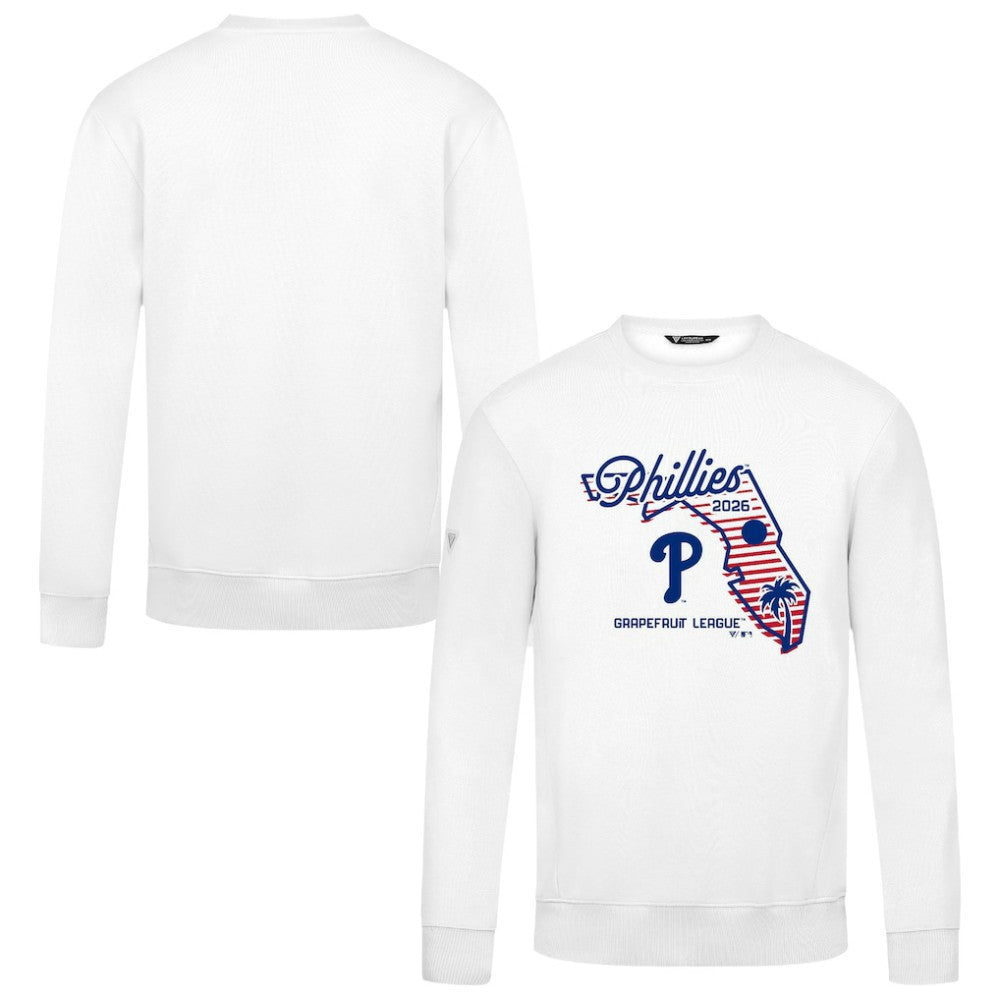 Philadelphia Phillies Levelwear Zane Sunrise Sweatshirt White