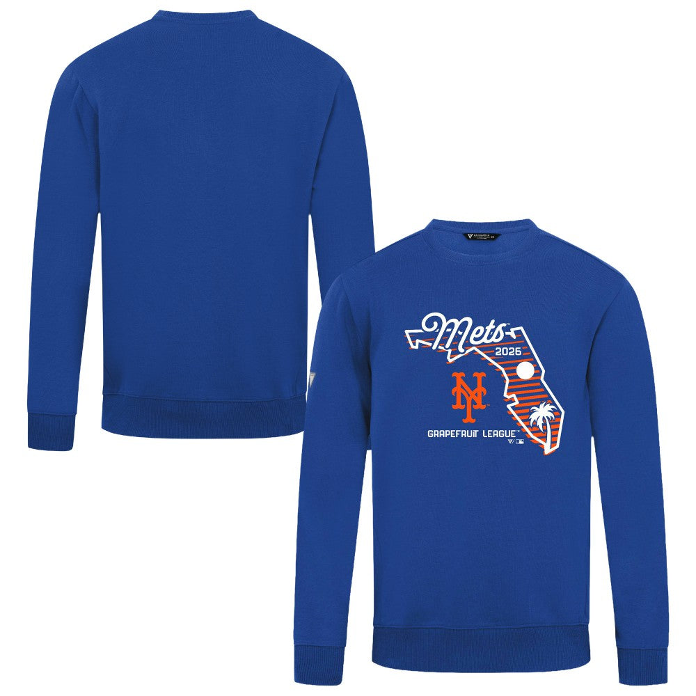 New York Mets Levelwear Zane Sunrise Sweatshirt Royal