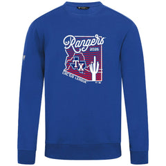 Texas Rangers Levelwear Zane Sunrise Sweatshirt Royal