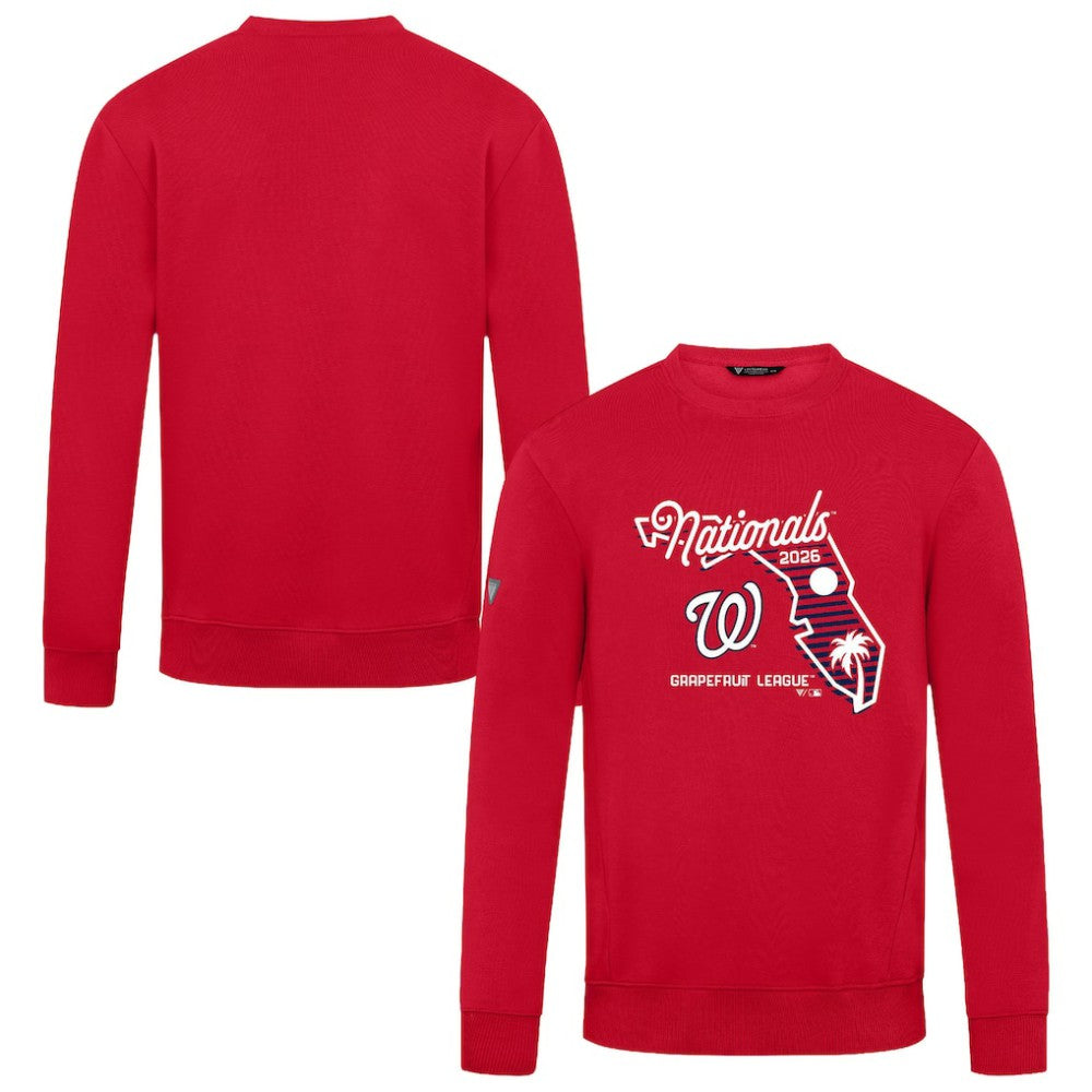 Washington Nationals Levelwear Zane Sunrise Sweatshirt Red