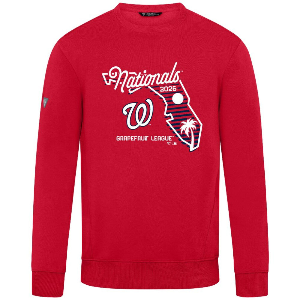 Washington Nationals Levelwear Zane Sunrise Sweatshirt Red