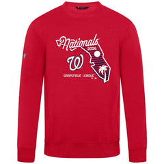 Washington Nationals Levelwear Zane Sunrise Sweatshirt Red
