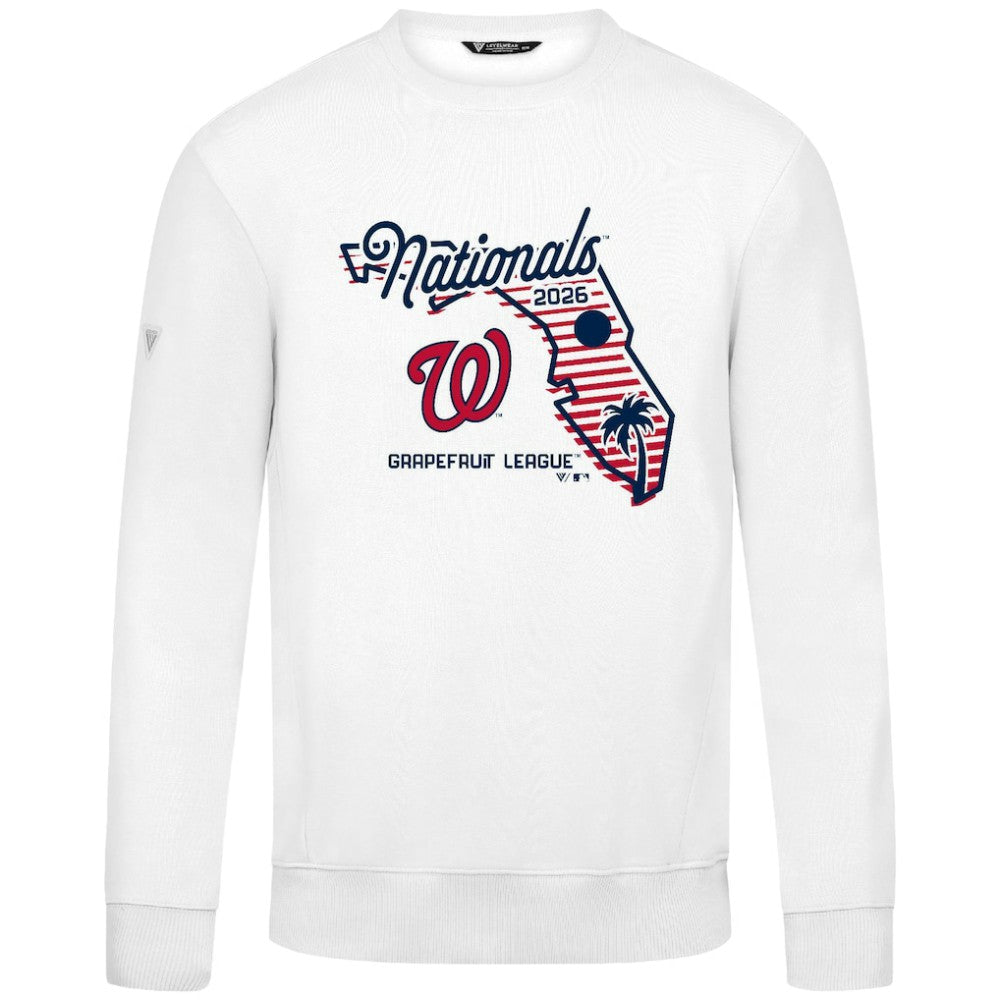 Washington Nationals Levelwear Zane Sunrise Sweatshirt White