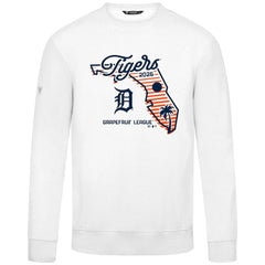 Detroit Tigers Levelwear Zane Sunrise Sweatshirt White