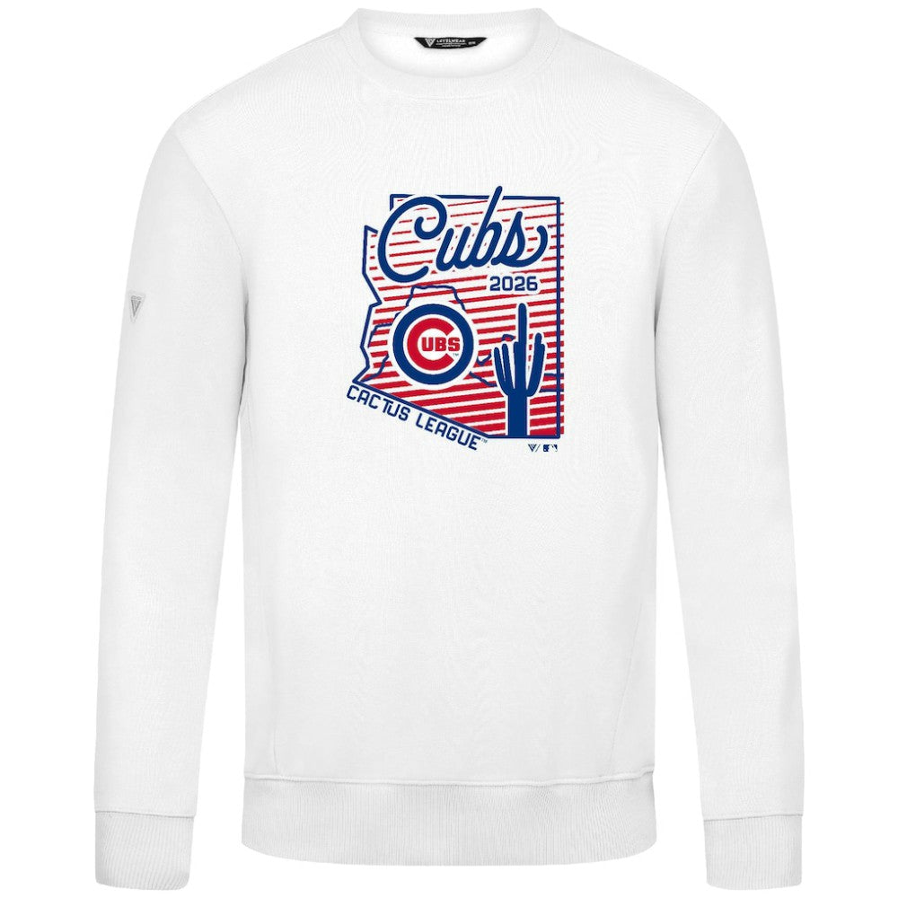 Chicago Cubs Levelwear Zane Sunrise Sweatshirt White