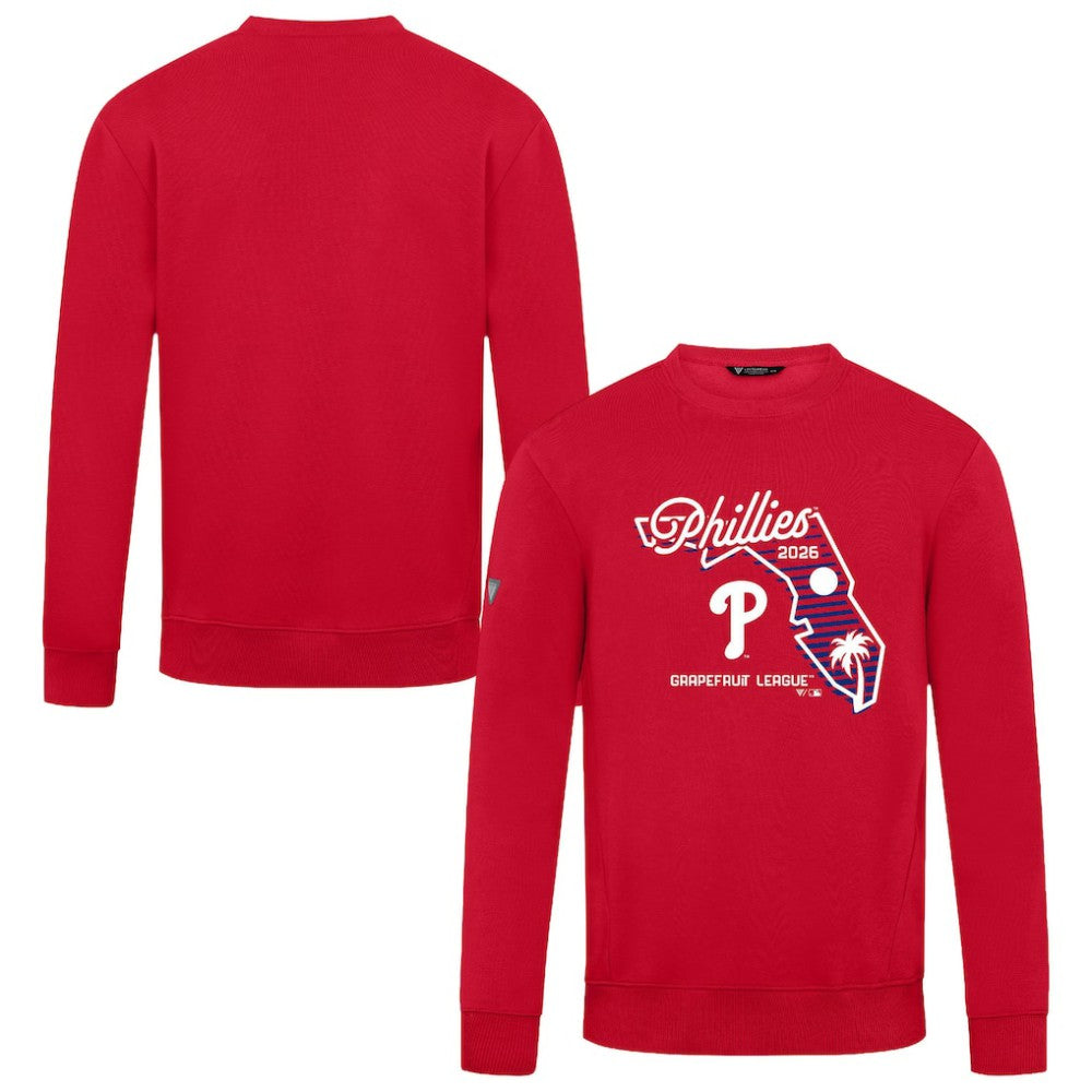 Philadelphia Phillies Levelwear Zane Sunrise Sweatshirt Red