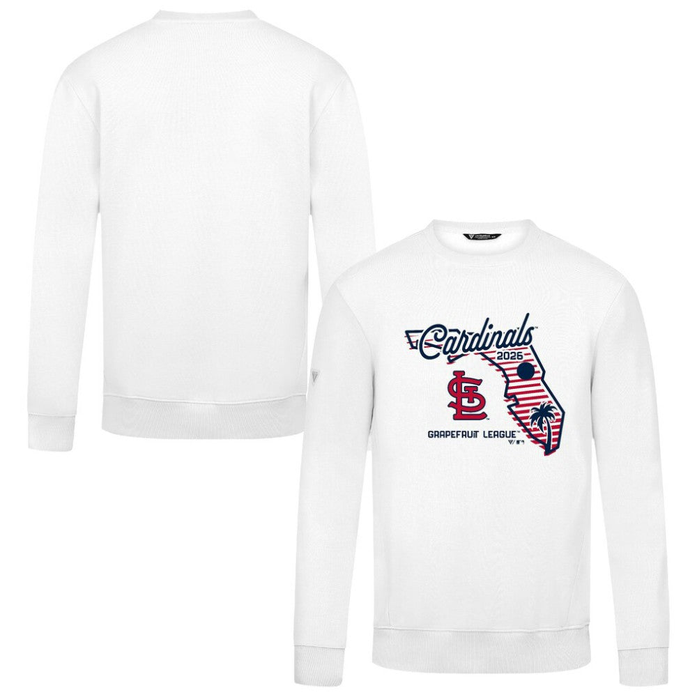 St. Louis Cardinals Levelwear Zane Sunrise Sweatshirt White