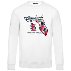 St. Louis Cardinals Levelwear Zane Sunrise Sweatshirt White