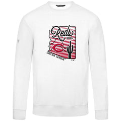 Cincinnati Reds Levelwear Zane Sunrise Sweatshirt White
