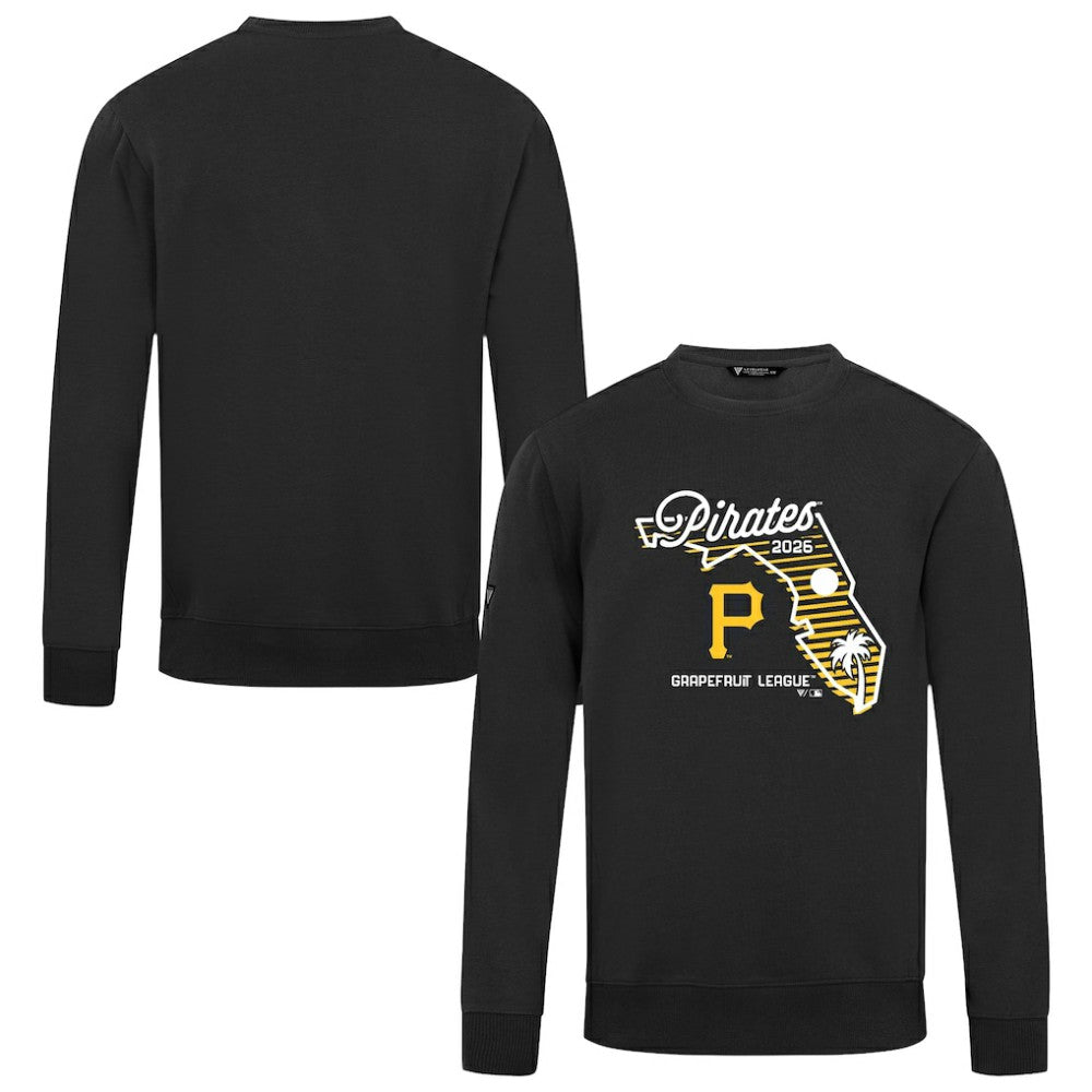 Pittsburgh Pirates Levelwear Zane Sunrise Sweatshirt Black