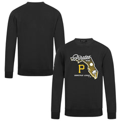 Pittsburgh Pirates Levelwear Zane Sunrise Sweatshirt Black