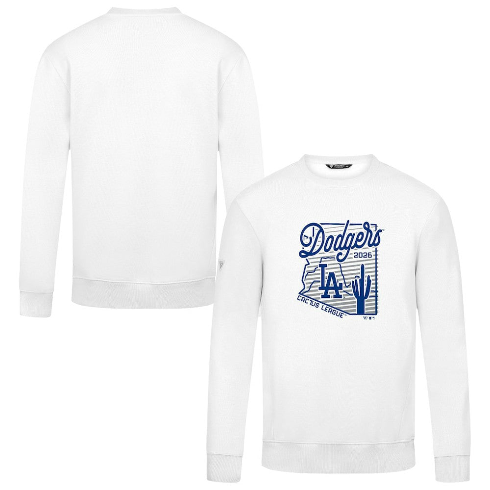 Los Angeles Dodgers Levelwear Zane Sunrise Sweatshirt White