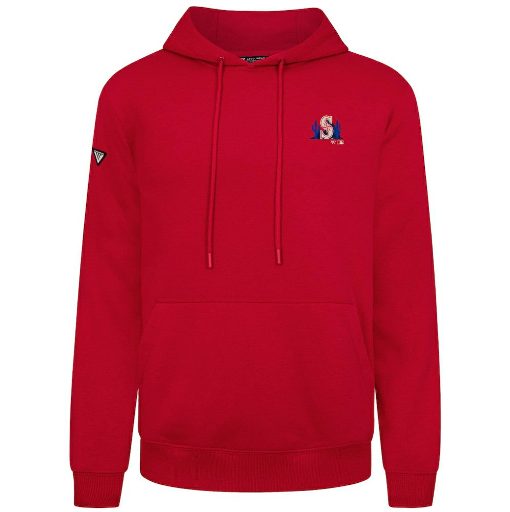 Seattle Mariners Levelwear Panoramic Podium Hoodie Red