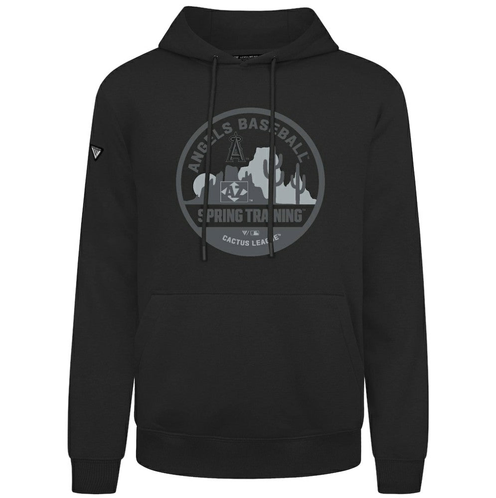 Los Angeles Angels Levelwear Spring Badge Podium Hoodie Black