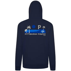 Pittsburgh Pirates Levelwear Panoramic Podium Hoodie Navy