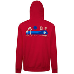 Detroit Tigers Levelwear Panoramic Podium Hoodie Red