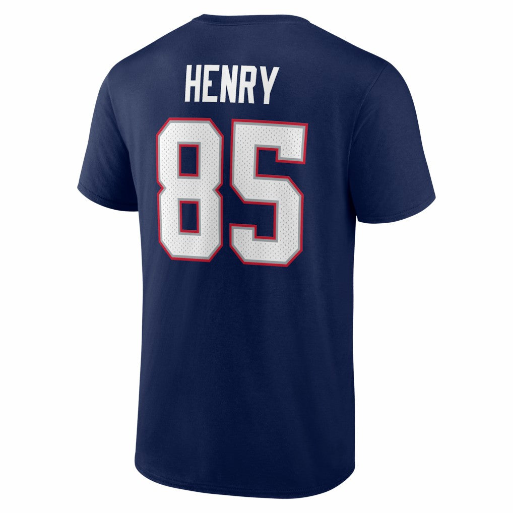 Hunter Henry New England Patriots Icon Name & Number T-Shirt - Navy discount