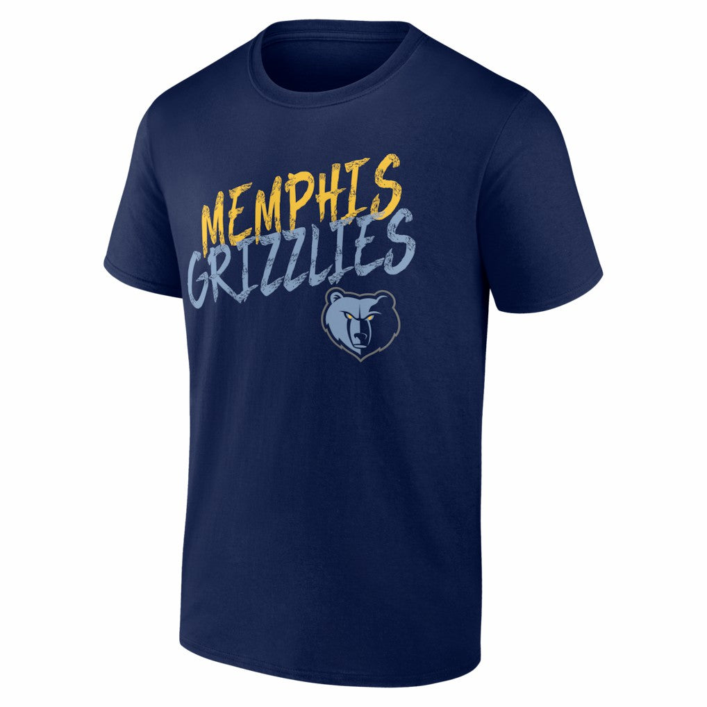 Memphis Grizzlies Big & Tall Hustle Personalized Name & Number T-Shirt - Navy on sale