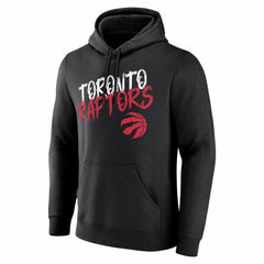 Toronto Raptors Big & Tall Hustle Personalized Name & Number Hoodie - Black shop