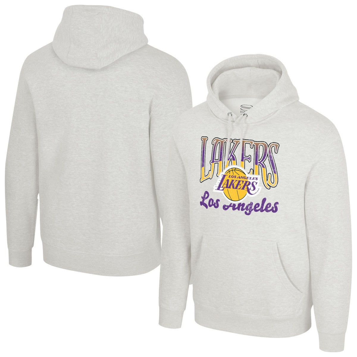Los Angeles Lakers Stadium Essentials Unisex Sky High Hoodie - Oatmeal outlet