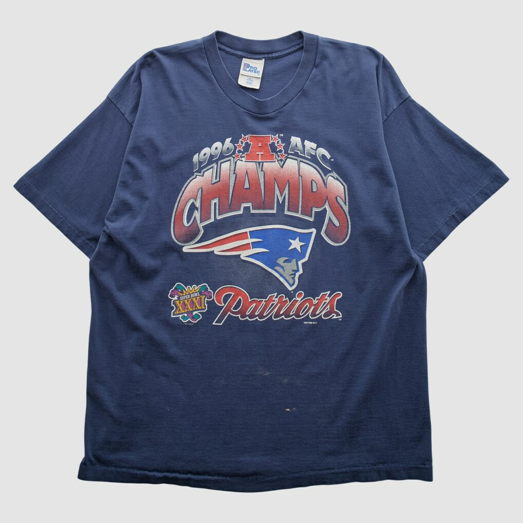 New England Patriots Pro Player 1996 T-shirt - Navy Vintage sale