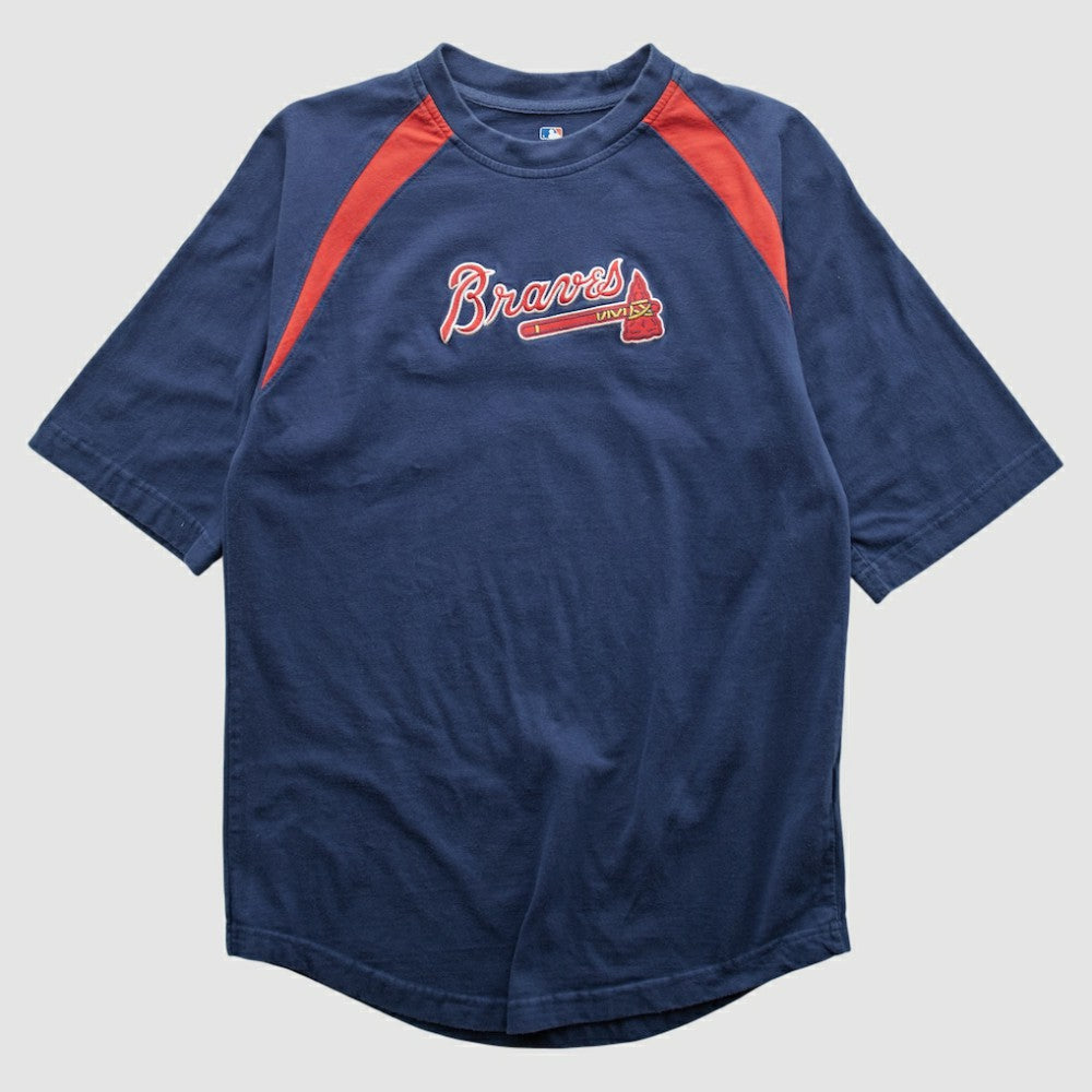 Atlanta Braves Genuine Merchandise 2000s T-shirt Navy Vintage