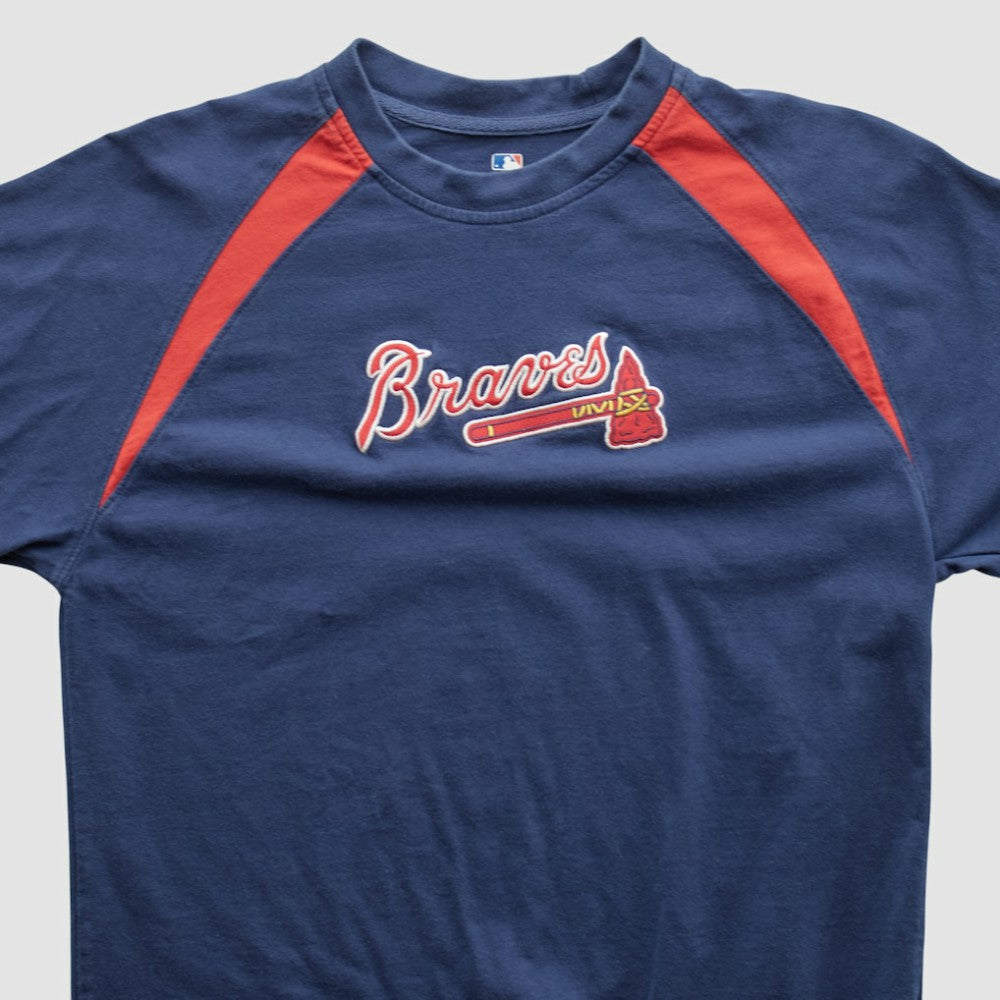 Atlanta Braves Genuine Merchandise 2000s T-shirt Navy Vintage