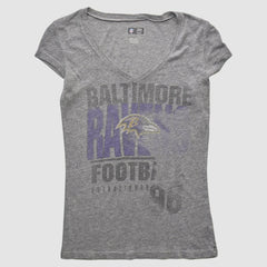 Baltimore Ravens NFL 2010s T-shirt - Heather Gray Vintage sale