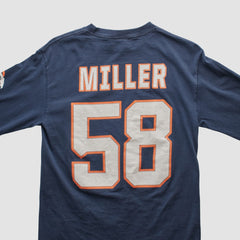 Denver Broncos NFL 2010s Long Sleeve T-shirt - Navy Vintage sale