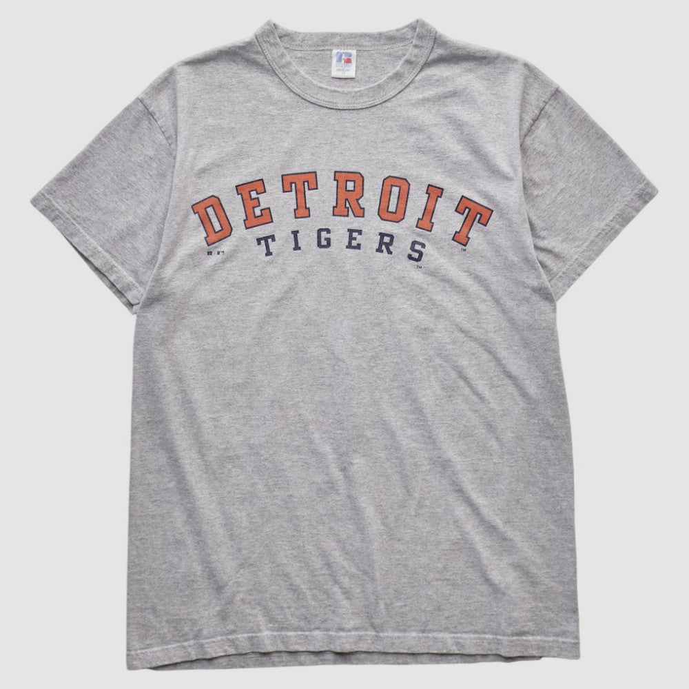 Detroit Tigers Russell 2000s T-shirt Heather Gray Vintage