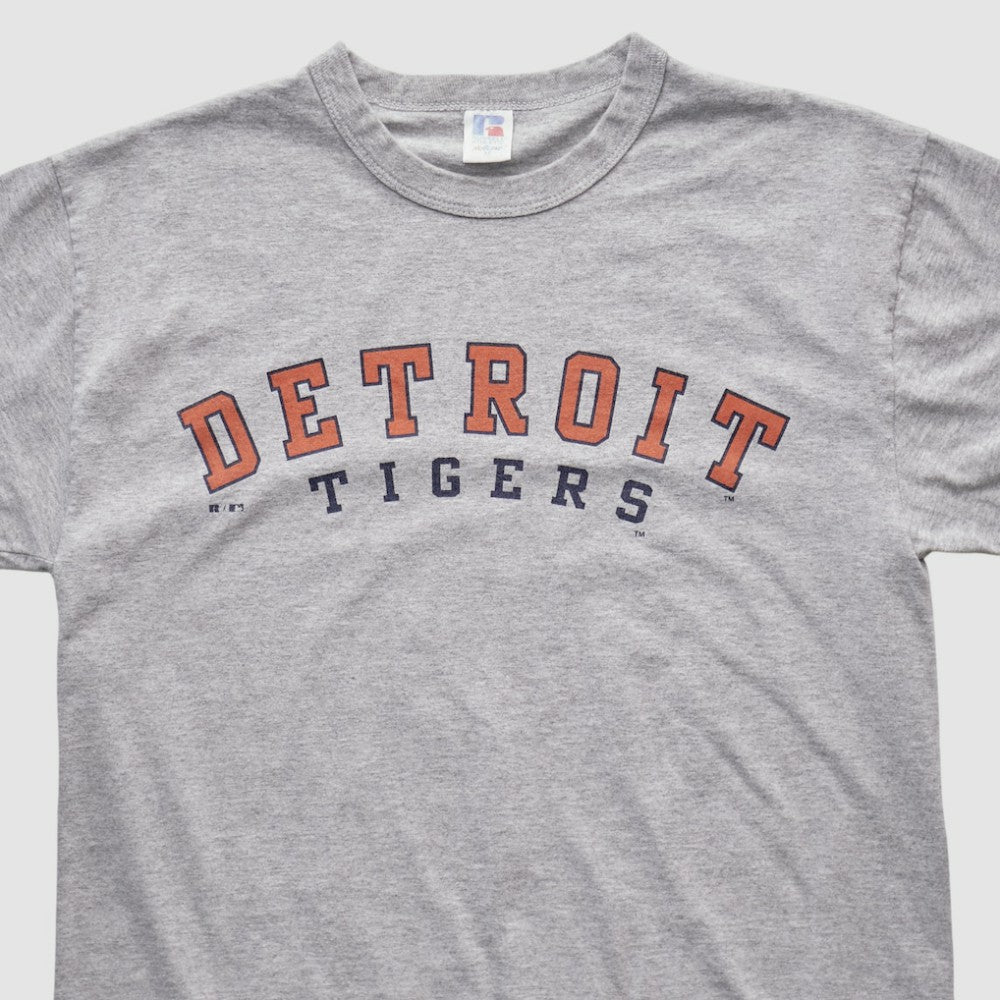 Detroit Tigers Russell 2000s T-shirt Heather Gray Vintage