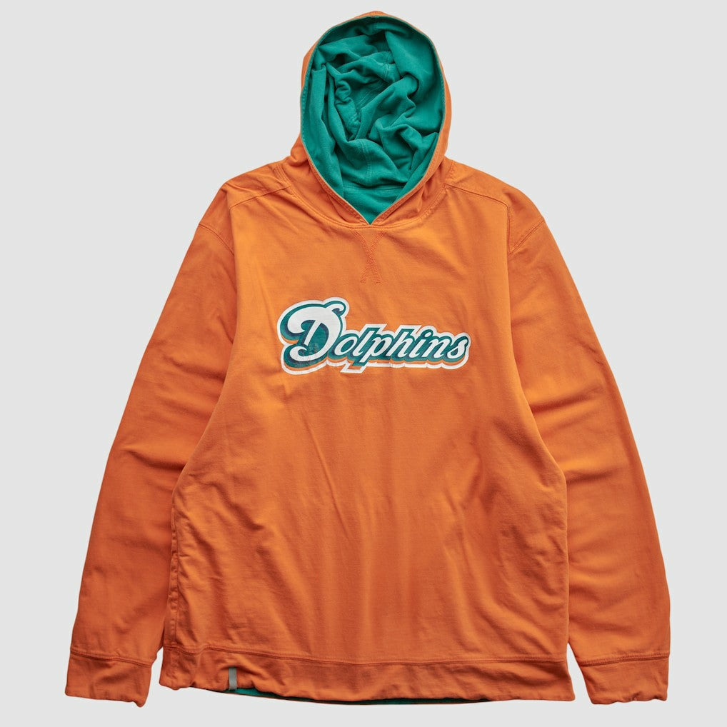 Miami Dolphins 2010s Hooded Pullover Sweatshirt - Teal Vintage cheap
